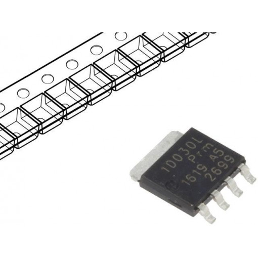 PSMN1R0-30YLDX; Transistor: N-MOSFET; unipolar; 30V; 255A; 238W; PowerSO8; NEXPERIA