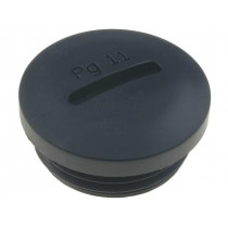 ; Stopper; PG11; Mat: polyamide; black; KSS WIRING