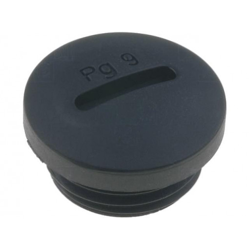 ; Stopper; PG9; Mat: polyamide; black; KSS WIRING