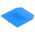PSU-16 A41-0306; End/partition plate; Application: ZUG-G10; blue; Width: 1.5mm; POKÓJ