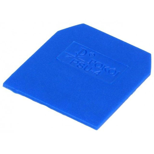 PSU-4 A41-0106; End/partition plate; Application: ZUG-G2.5,ZUG-G4; blue; POKÓJ PSU-4 A41-0106; End/partition plate; Application: ZUG-G2.5,ZUG-G4; blue; POKÓJ