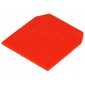 PSU-4 A41-0107; End/partition plate; Application: ZUG-G2.5,ZUG-G4; red; POKÓJ