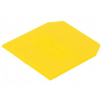PSU-4 A41-0101; End/partition plate; Application: ZUG-G2.5,ZUG-G4; yellow; POKÓJ PSU-4 A41-0101; End/partition plate; Application: ZUG-G2.5,ZUG-G4; yellow; POKÓJ