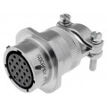 PT01E1419SSR023; Connector: circular; PT; plug; female; PIN: 19; with cable clamp; AMPHENOL PT01E1419SSR023; Connector: circular; PT; plug; female; PIN: 19; with cable clamp; AMPHENOL