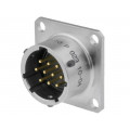 PT02A1210P023; Connector: circular; MIL-C-26482, Series 1,PT; socket; male; 7.5A; AMPHENOL PT02A1210P023; Connector: circular; MIL-C-26482, Series 1,PT; socket; male; 7.5A; AMPHENOL