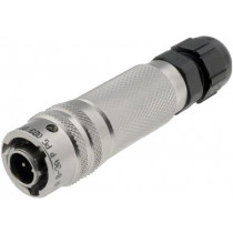 PT06A083APPG023; Connector: circular; PT; plug; male; PIN: 3; with cable gland; 7.5A; AMPHENOL