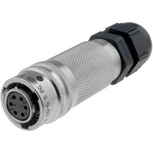 PT06A1006SPG023; Connector: circular; PT; plug; female; PIN: 6; with cable gland; AMPHENOL