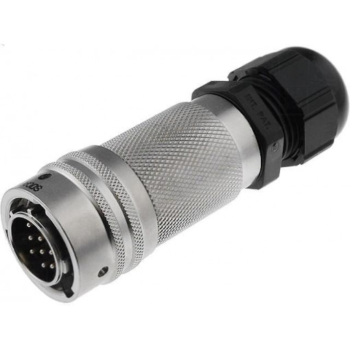 PT06A12-10PPG023; Connector: circular; PT; plug; male; PIN: 10; with cable gland; 7.5A; AMPHENOL