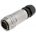 PT06A1419PPG023; Connector: circular; PT; plug; male; PIN: 19; with cable gland; 7.5A; AMPHENOL PT06A1419PPG023; Connector: circular; PT; plug; male; PIN: 19; with cable gland; 7.5A; AMPHENOL