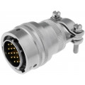 PT06E1419PSR023; Connector: circular; PT; plug; male; PIN: 19; with cable clamp; 7.5A; AMPHENOL PT06E1419PSR023; Connector: circular; PT; plug; male; PIN: 19; with cable clamp; 7.5A; AMPHENOL