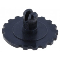 5371; Knob; thumbwheel; black; Ø16mm; Application: PT15N; PIHER 5371; Knob; thumbwheel; black; Ø16mm; Application: PT15N; PIHER
