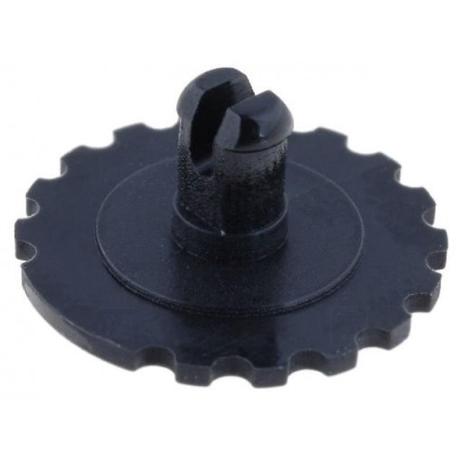5371; Knob; thumbwheel; black; Ø16mm; Application: PT15N; PIHER 5371; Knob; thumbwheel; black; Ø16mm; Application: PT15N; PIHER