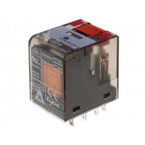 4-1419111-8; Relay: electromagnetic; DPDT; Ucoil: 24VAC; 12A/250VAC; 12A/30VDC; TE Connectivity