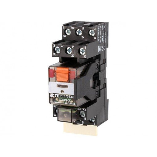 1415075-1; Relay: interface; 3PDT; Ucoil: 230VAC; 10A; 10A/250VAC; 10A/30VDC; TE Connectivity