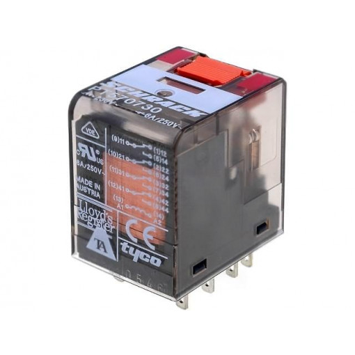 9-1419111-1; Relay: electromagnetic; 4PDT; Ucoil: 230VAC; 6A/250VAC; 6A/30VDC; TE Connectivity