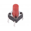 Y97HT21A5KAFP; Microswitch TACT; SPST-NO; Pos: 2; 0.05A/12VDC; THT; none; 2.6N; C&K