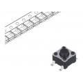 PTS647SK38SMTR2LFS; Microswitch TACT; 0.05A/12VDC; soldered; 1N; 4.5x4.5mm; 3.8mm; C&K PTS647SK38SMTR2LFS; Microswitch TACT; 0.05A/12VDC; soldered; 1N; 4.5x4.5mm; 3.8mm; C&K