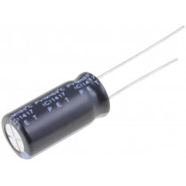 PV2E220MNN1020; Capacitor: electrolytic; THT; 22uF; 250VDC; Ø10x20mm; Pitch: 5mm; Elite
