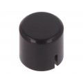 PVBK; Button; black; Mat: polyamide; Application: PVA series; C&K