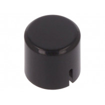 PVBK; Button; black; Mat: polyamide; Application: PVA series; C&K