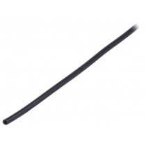 PVC125-1-BK-10; Insulating tube; Mat: PVC; black; -20÷125°C; Øint: 1mm; L: 10m; SIGI PVC125-1-BK-10; Insulating tube; Mat: PVC; black; -20÷125°C; Øint: 1mm; L: 10m; SIGI