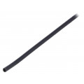 PVC125-1.5-BK-10; Insulating tube; Mat: PVC; black; -20÷125°C; Øint: 1.5mm; L: 10m; SIGI