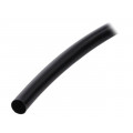 PVC125-12-BK-10; Insulating tube; Mat: PVC; black; -20÷125°C; Øint: 12mm; L: 10m; SIGI