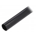 PVC125-14-BK-10; Insulating tube; Mat: PVC; black; -20÷125°C; Øint: 14mm; L: 10m; SIGI