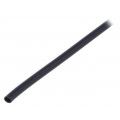 PVC125-2-BK-10; Insulating tube; Mat: PVC; black; -20÷125°C; Øint: 2mm; L: 10m; SIGI