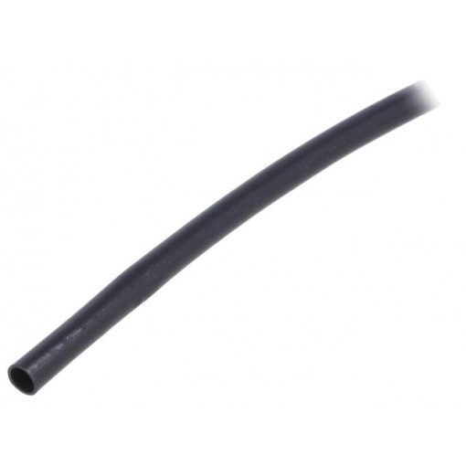 PVC125-2.5-BK-10; Insulating tube; Mat: PVC; black; -20÷125°C; Øint: 2.5mm; L: 10m; SIGI