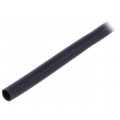 PVC125-3.5-BK-10; Insulating tube; Mat: PVC; black; -20÷125°C; Øint: 3.5mm; L: 10m; SIGI