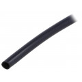 PVC125-4-BK-10; Insulating tube; Mat: PVC; black; -20÷125°C; Øint: 4mm; L: 10m; SIGI