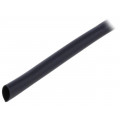 PVC125-4.5-BK-10; Insulating tube; Mat: PVC; black; -20÷125°C; Øint: 4.5mm; L: 10m; SIGI