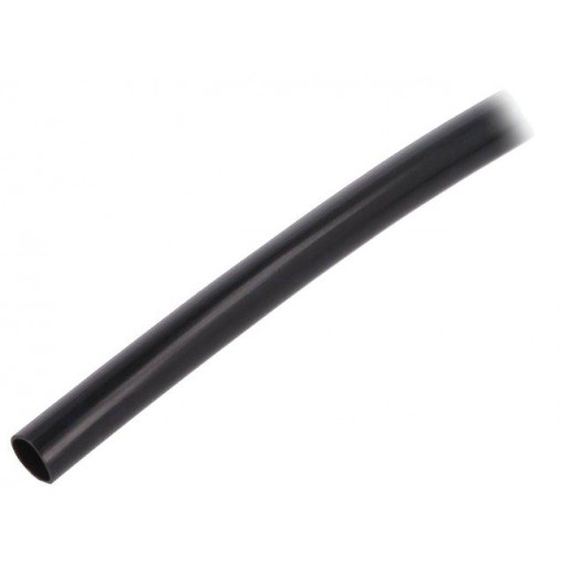 PVC125-5-BK-10; Insulating tube; Mat: PVC; black; -20÷125°C; Øint: 5mm; L: 10m; SIGI
