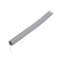6161A-25; Protective tube; ØBraid : 20mm; grey; L: 25m; -25÷60°C; Øint: 14.5mm; PAWBOL