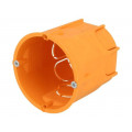 A.0001LDP; Enclosure: back box; Ø: 60mm; Z: 62mm; plaster embedded; IP30; deep; PAWBOL A.0001LDP; Enclosure: back box; Ø: 60mm; Z: 62mm; plaster embedded; IP30; deep; PAWBOL