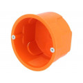 A.0002P; Enclosure: back box; Ø: 60mm; Z: 40mm; plaster embedded; IP30; PAWBOL A.0002P; Enclosure: back box; Ø: 60mm; Z: 40mm; plaster embedded; IP30; PAWBOL
