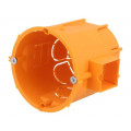 A.0006LP; Enclosure: back box; Ø: 60mm; Z: 62mm; plaster embedded; IP30; deep; PAWBOL A.0006LP; Enclosure: back box; Ø: 60mm; Z: 62mm; plaster embedded; IP30; deep; PAWBOL