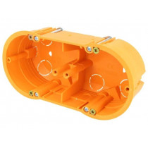 A.0010P; Enclosure: back box; X: 60mm; Y: 136mm; Z: 46mm; plaster embedded; PAWBOL