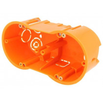 A.0010PG; Enclosure: back box; X: 60mm; Y: 136mm; Z: 60mm; plaster embedded; PAWBOL