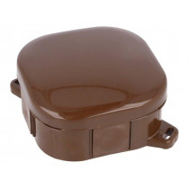 A.0020BR; Enclosure: junction box; X: 92mm; Y: 92mm; Z: 44mm; wall mount; ABS; PAWBOL