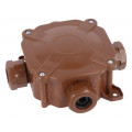 A.0035BR; Enclosure: junction box; X: 75mm; Y: 75mm; Z: 35mm; wall mount; IP67; PAWBOL A.0035BR; Enclosure: junction box; X: 75mm; Y: 75mm; Z: 35mm; wall mount; IP67; PAWBOL