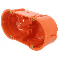 A.0042WP; Enclosure: back box; X: 60mm; Y: 136mm; Z: 46mm; plaster embedded; PAWBOL A.0042WP; Enclosure: back box; X: 60mm; Y: 136mm; Z: 46mm; plaster embedded; PAWBOL