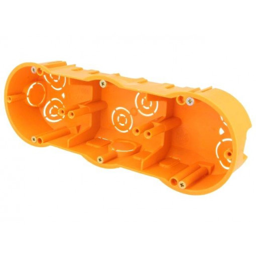 A.0043WP; Enclosure: back box; X: 60mm; Y: 204mm; Z: 46mm; plaster embedded; PAWBOL