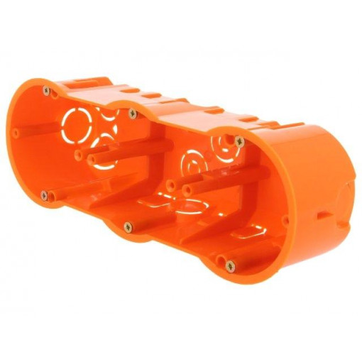 A.0043WPG; Enclosure: back box; X: 60mm; Y: 204mm; Z: 60mm; plaster embedded; PAWBOL