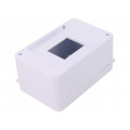 C.2014; Enclosure: for modular components; IP30; white; No.of mod: 4; ABS; PAWBOL