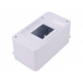 C.2015; Enclosure: for modular components; IP30; white; No.of mod: 3; ABS; PAWBOL