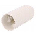D.3004B; Lampholder: for lamp; E14; Body: white; Ø: 26mm; Mat: thermoplastic; PAWBOL