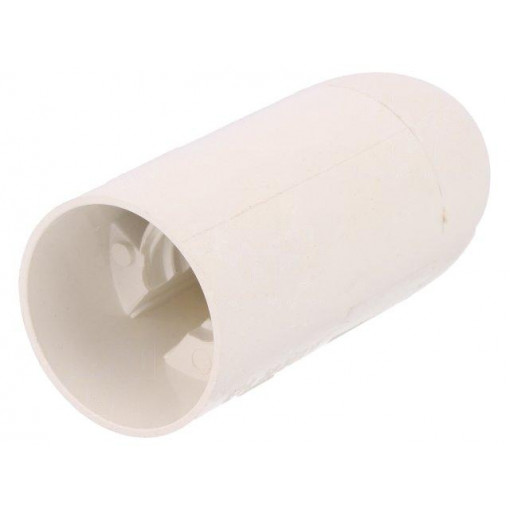 D.3004B; Lampholder: for lamp; E14; Body: white; Ø: 26mm; Mat: thermoplastic; PAWBOL