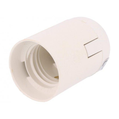 D.3005B; Lampholder: for lamp; E27; Body: white; Ø: 39mm; Mat: thermoplastic; PAWBOL